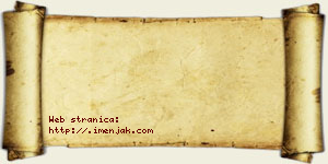 Jelisaveta Peranović vizit kartica